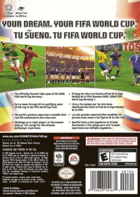 FIFA World Cup Germany 2006 box cover back